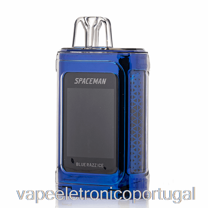 Vape Eletrônico Spaceman Prisma 20k Descartável Azul Razz Ice